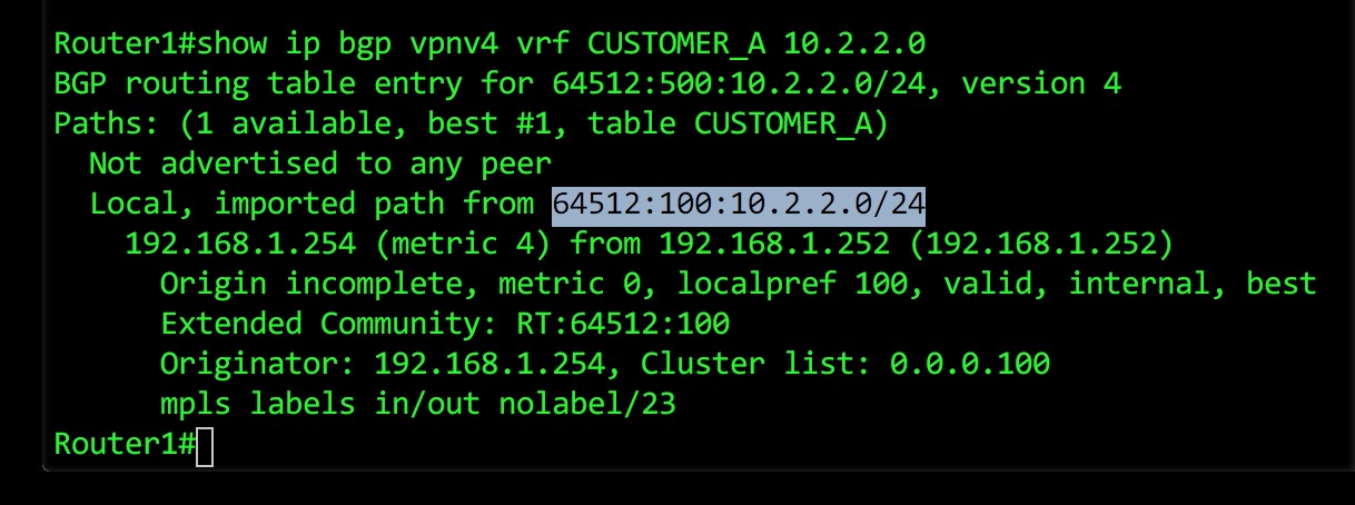 Import path from path. Show IP Route. Show IP BGP.