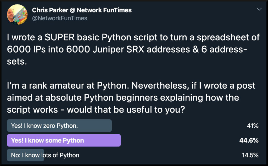 USING PYTHON TO CREATE 12,000 LINES OF JUNIPER SRX CONFIG IN 0.01 ...